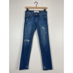 Hollister | Embroidered Distressed Jeans